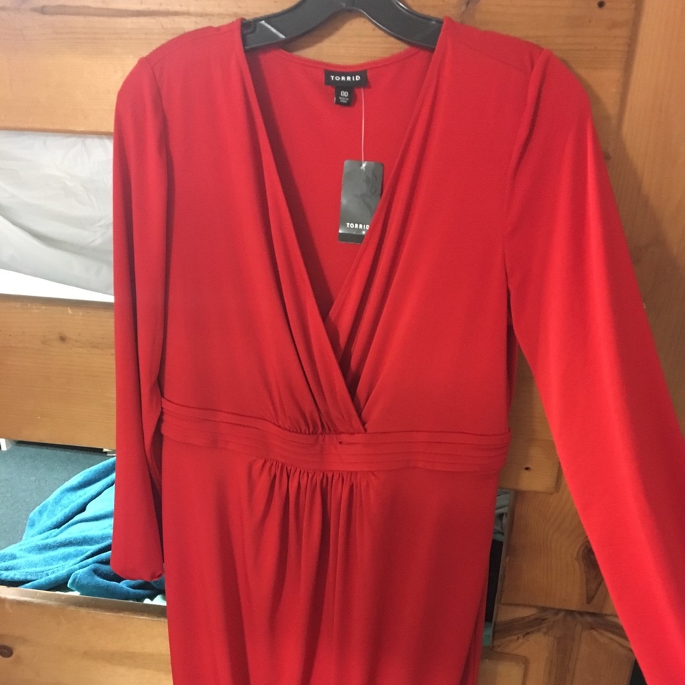 Red torrid dress